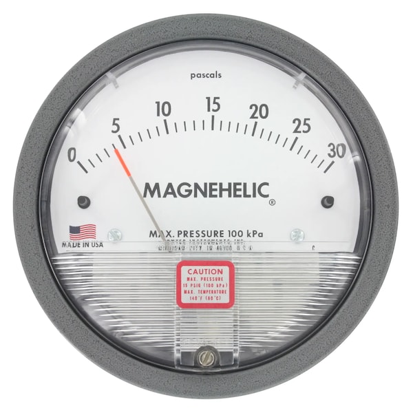 Dwyer Instruments Differential Pressure Gage, Magnehelic Gage 2000-100PA - main